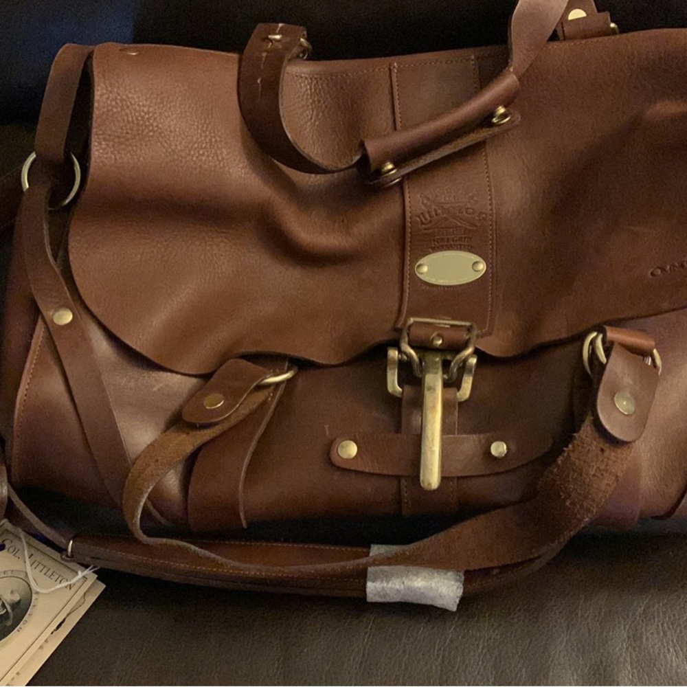 Col.Littleton authentic leather bag. - Picture 6 of 6